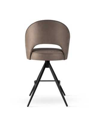 Baro kėdė PONTE SUPREME TWIST M (60 cm) su juodomis metalinėmis kojomis