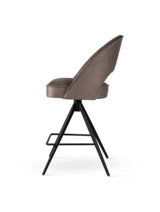 Baro kėdė PONTE SUPREME TWIST M (60 cm) su juodomis metalinėmis kojomis
