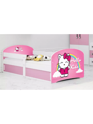 Vaikiška Lova GAPS 1 Hello Kitty 80 x 160 cm Balta