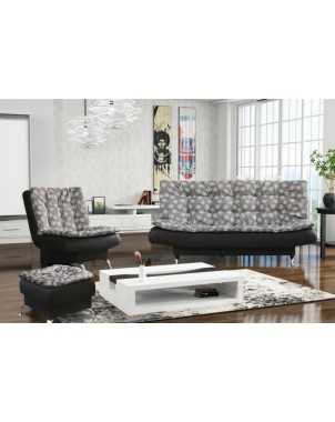 Komplektas AS 31 (sofa + fotelis + pufas) Svetainės baldai