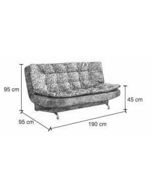Komplektas AS 31 (sofa + fotelis + pufas) Svetainės baldai