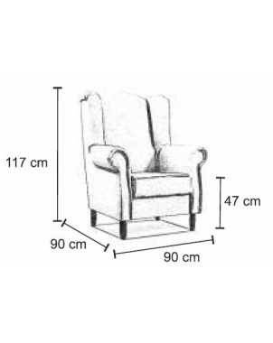 Fotelis + pufas AS 21 Svetainės baldai