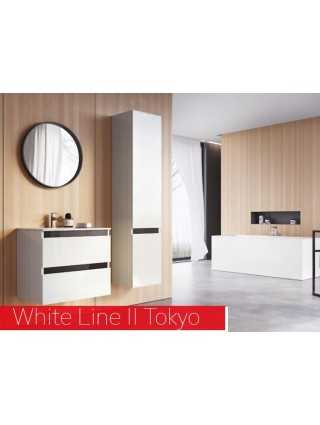 VONIOS KOMPLEKTAS WHITE LINE II TOKYO Vonios baldų komplektai